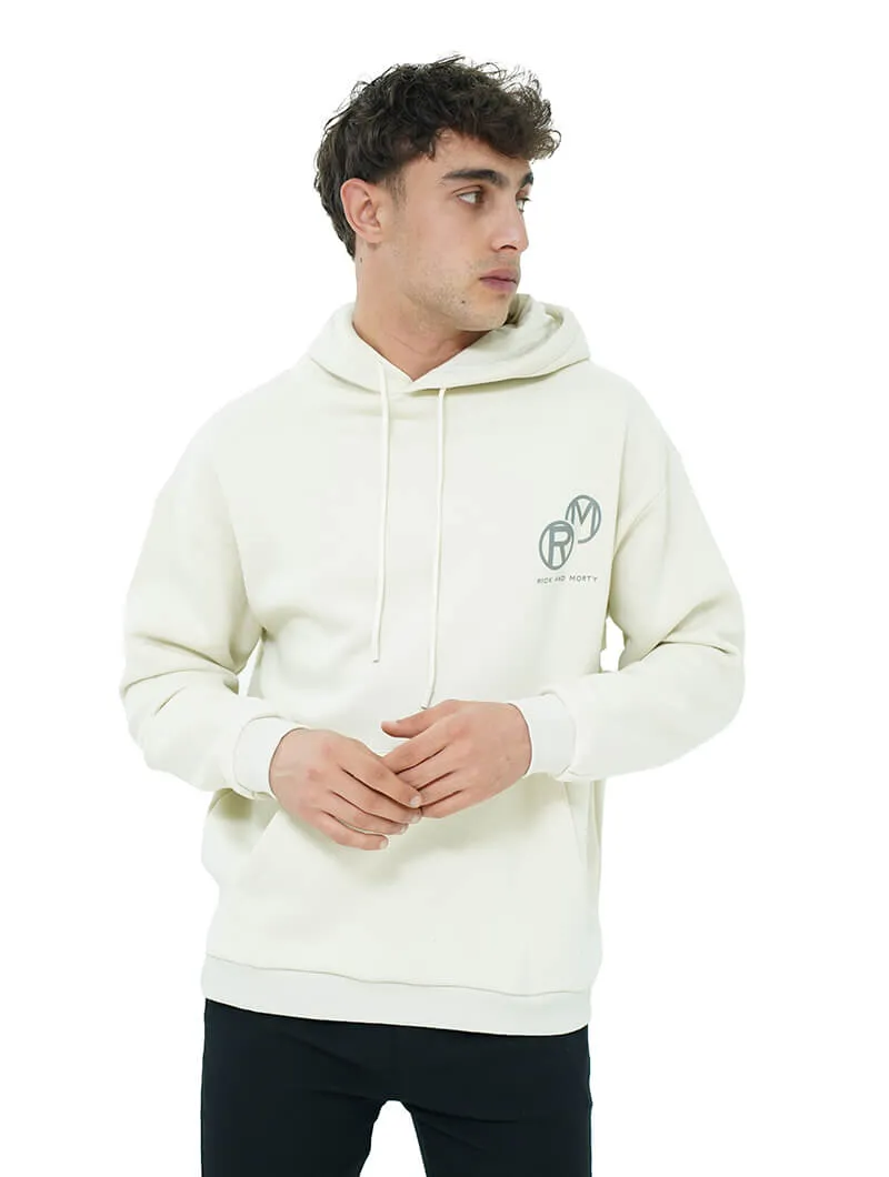 Sweat à capuche oversize imprimé